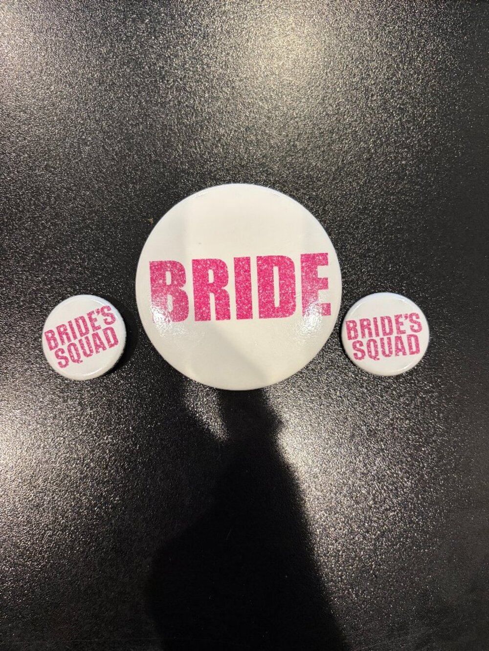 Bride and Bride Squad Pins Bachelorette Party Decor